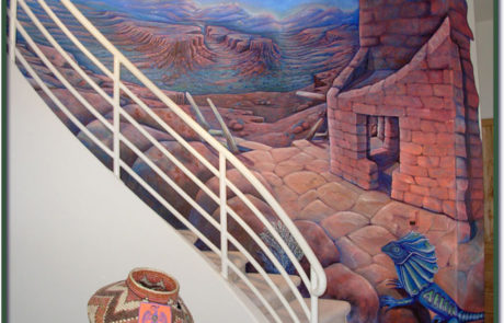 Sally Eckert entry mural