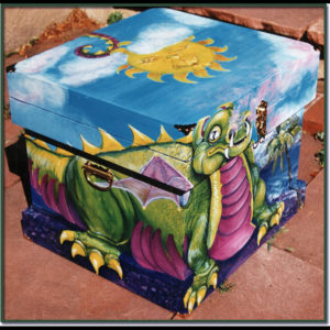 Hand Painted furniture by Sally Eckert