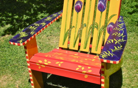 hand painted furniture by Sally Eckert